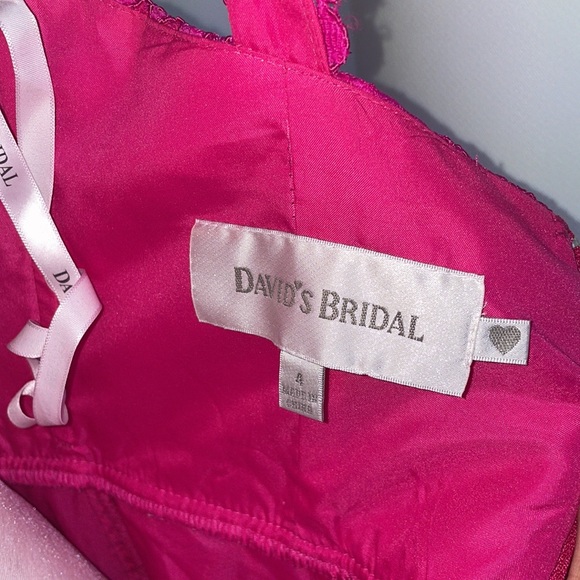 David’s Bridal Formal Lace Dress - Picture 9 of 10